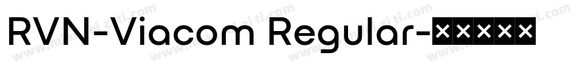 RVN-Viacom Regular字体转换